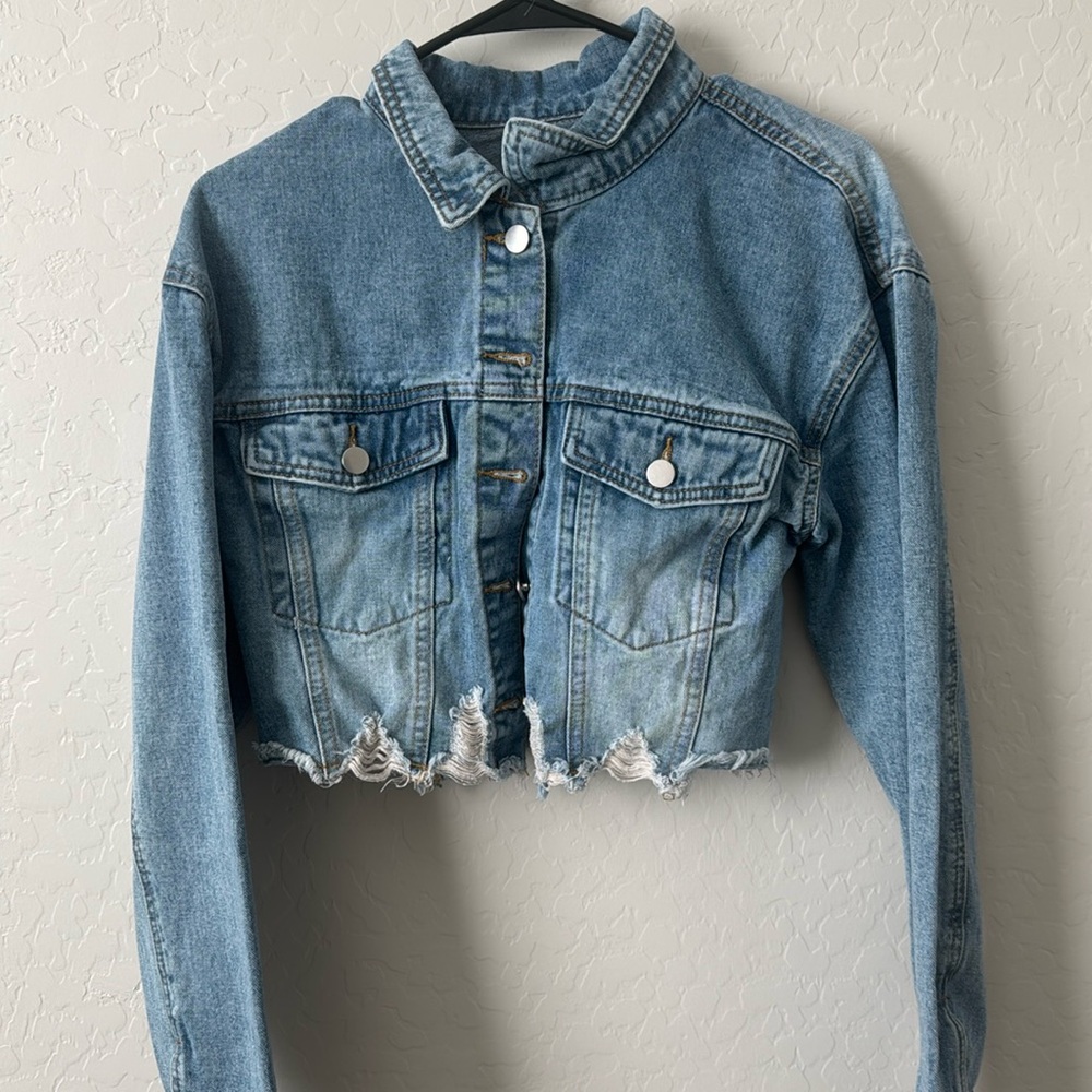 Cropped Jean Jacket